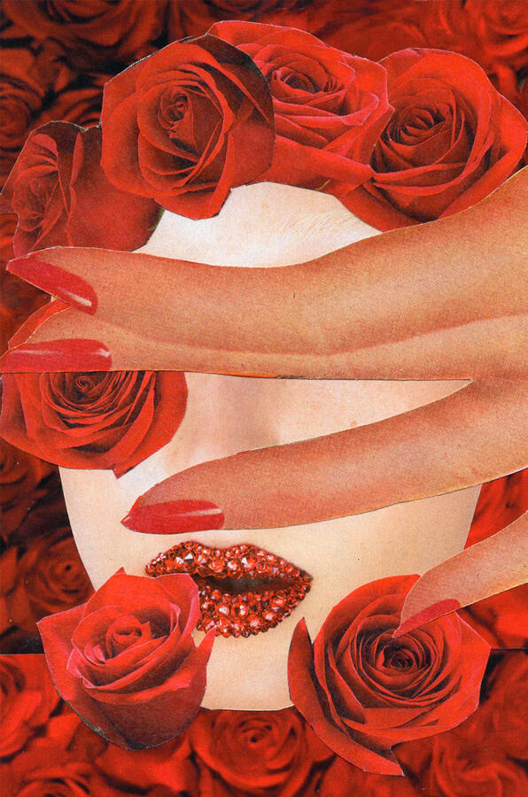 Pure Romance (2023) Collage on paper