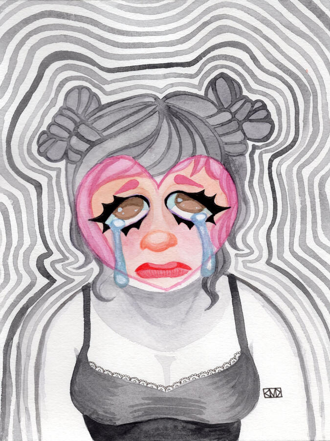 Heartbroken (2024) Watercolor