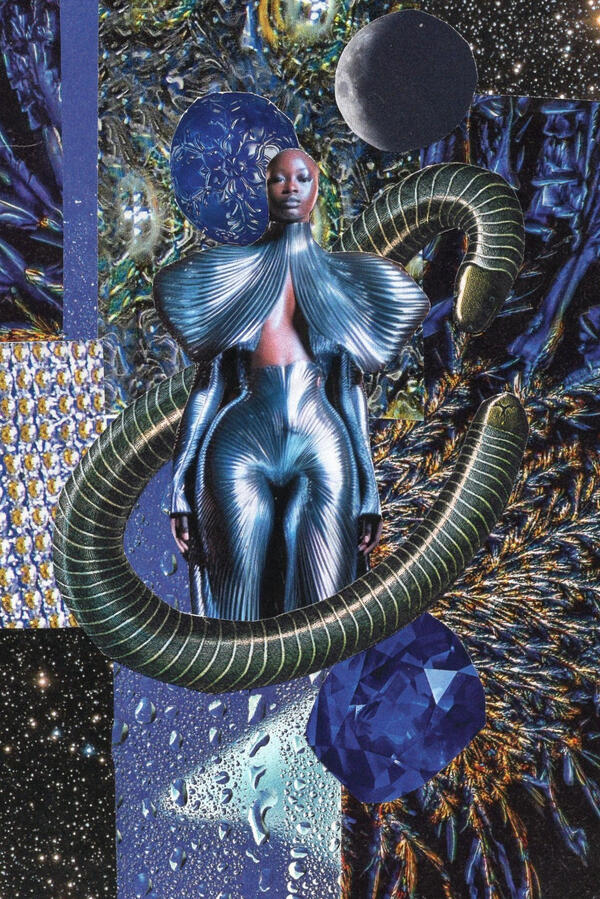 Navy (2023) Collage on paper