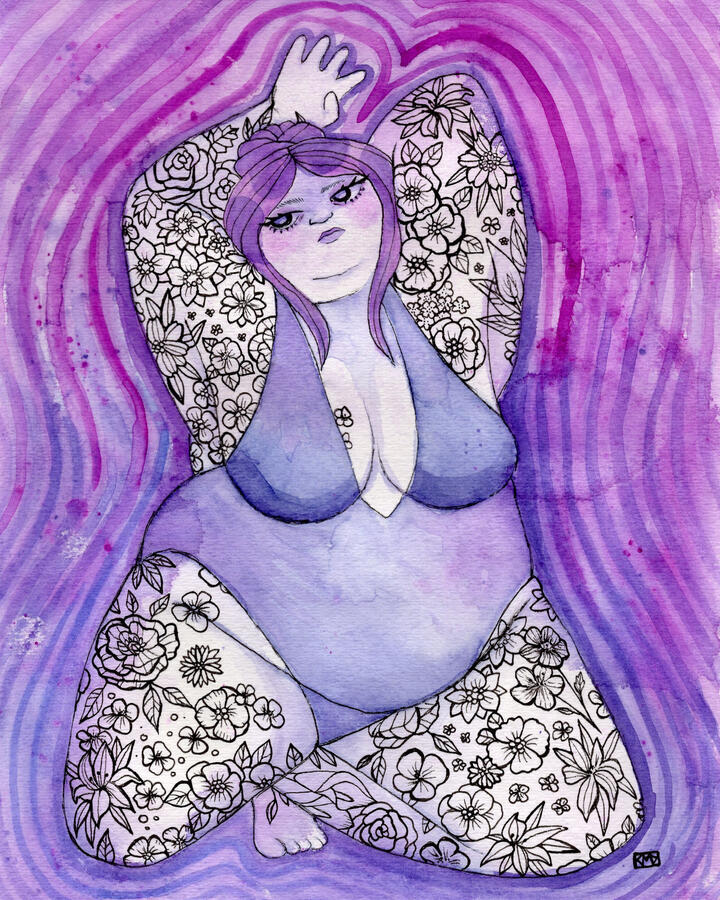 Garden (2024) Watercolor & ink