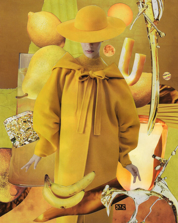 Lemon (2023) Collage on paper