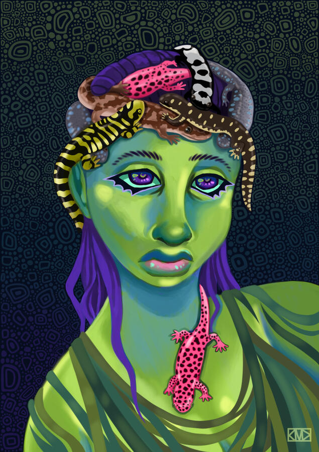 Salamander Girl (2023) Digital