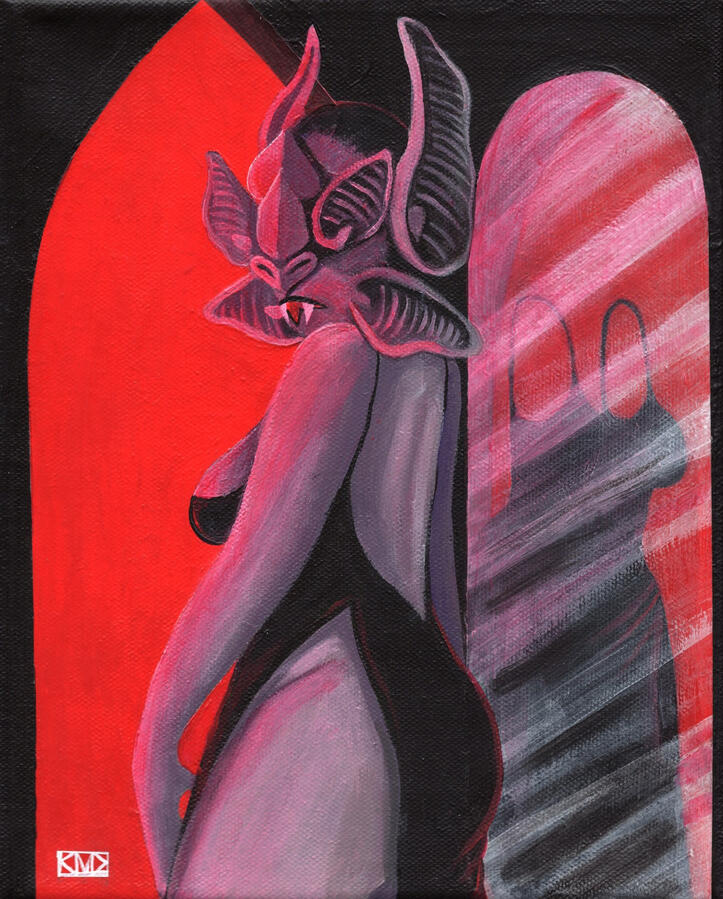 Vampire (2023) Acrylic on canvas