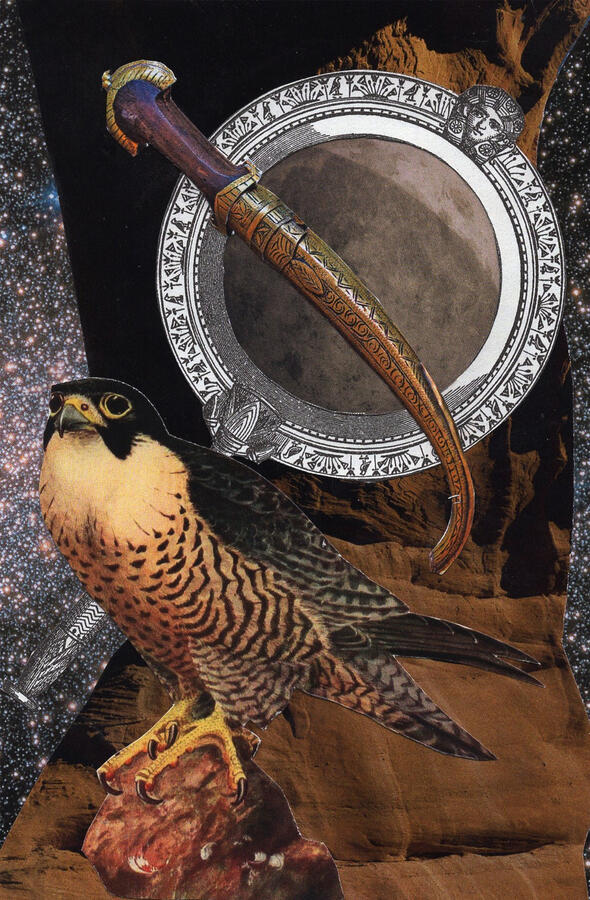 Objects of Power (2024) Collage on paper