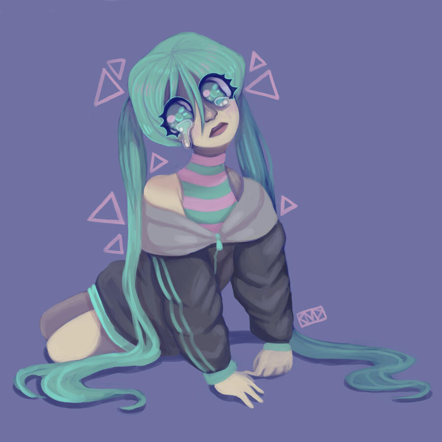Crying Miku (2023) Digital